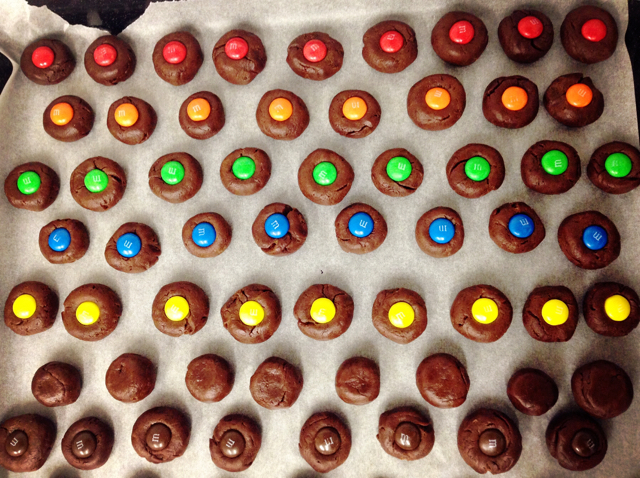 椰子味迷你MM豆曲奇小饼