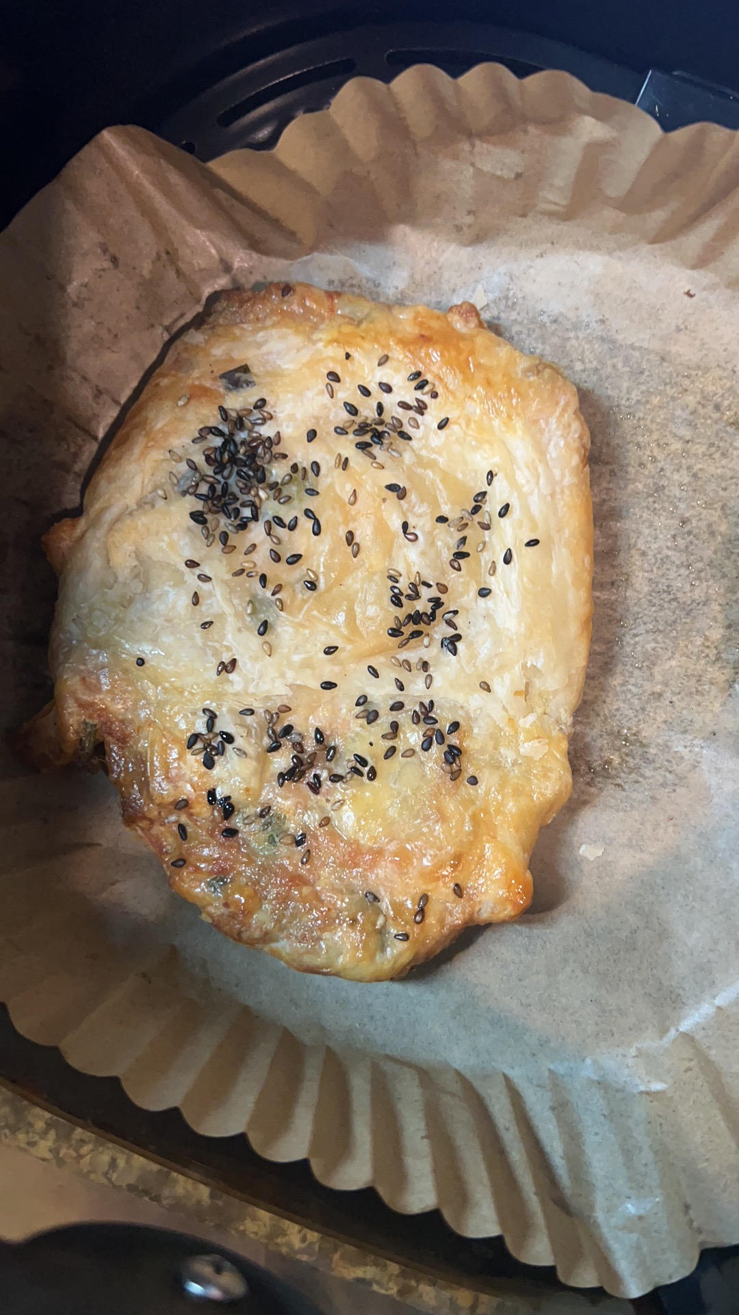 空气炸锅做手抓饼版的锅盔