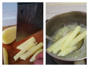 烤土豆(薯条)制作方法的做法 步骤2
