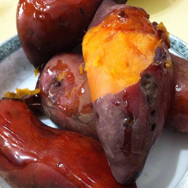 电饭煲烀白薯