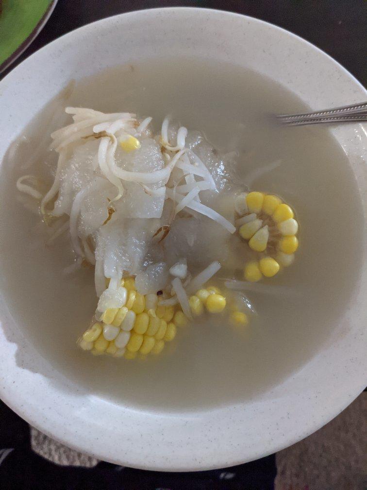 冬瓜豆芽玉米汤