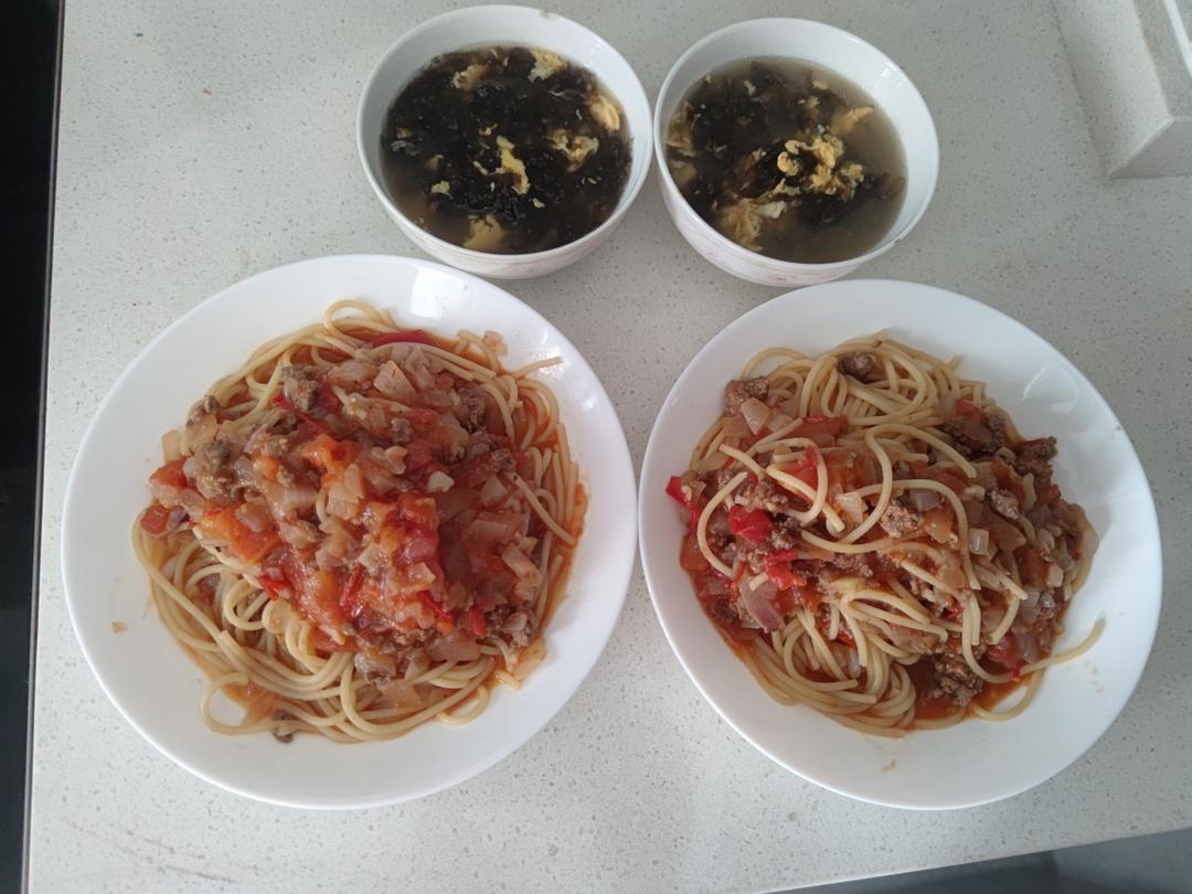 番茄肉酱意面