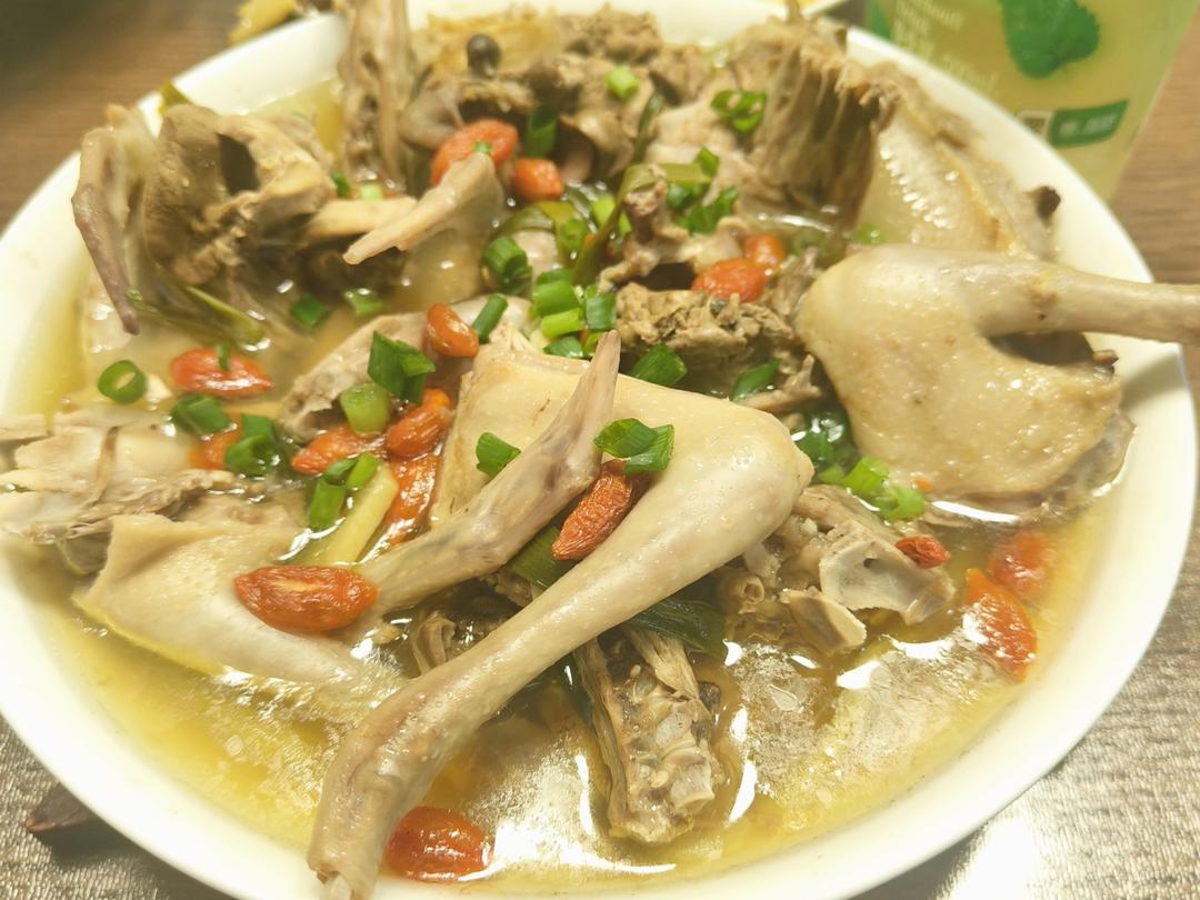 清蒸黄芪乳鸽