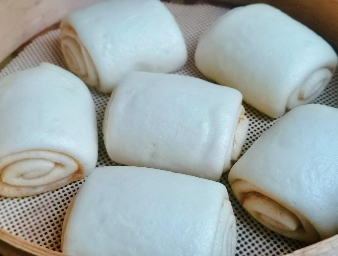 小红鼠666做的山药馒头卷包子