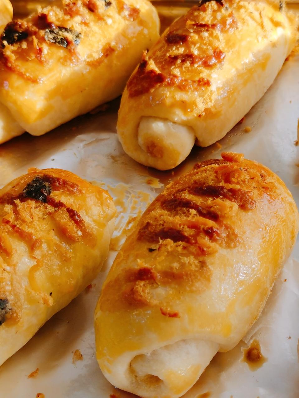 肉松面包日常早餐的做法