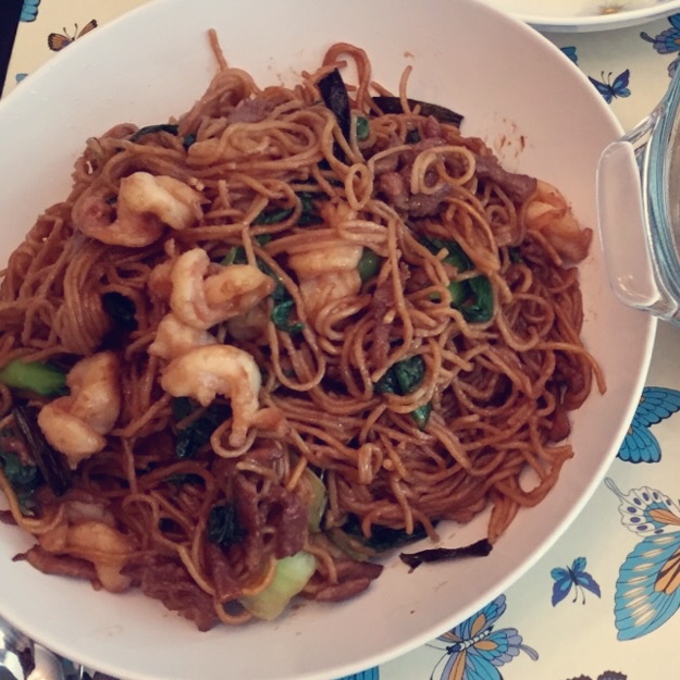 上海虾仁炒面