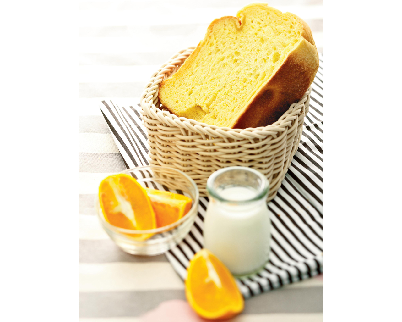 【秋天食材】橙汁奶香吐司的做法