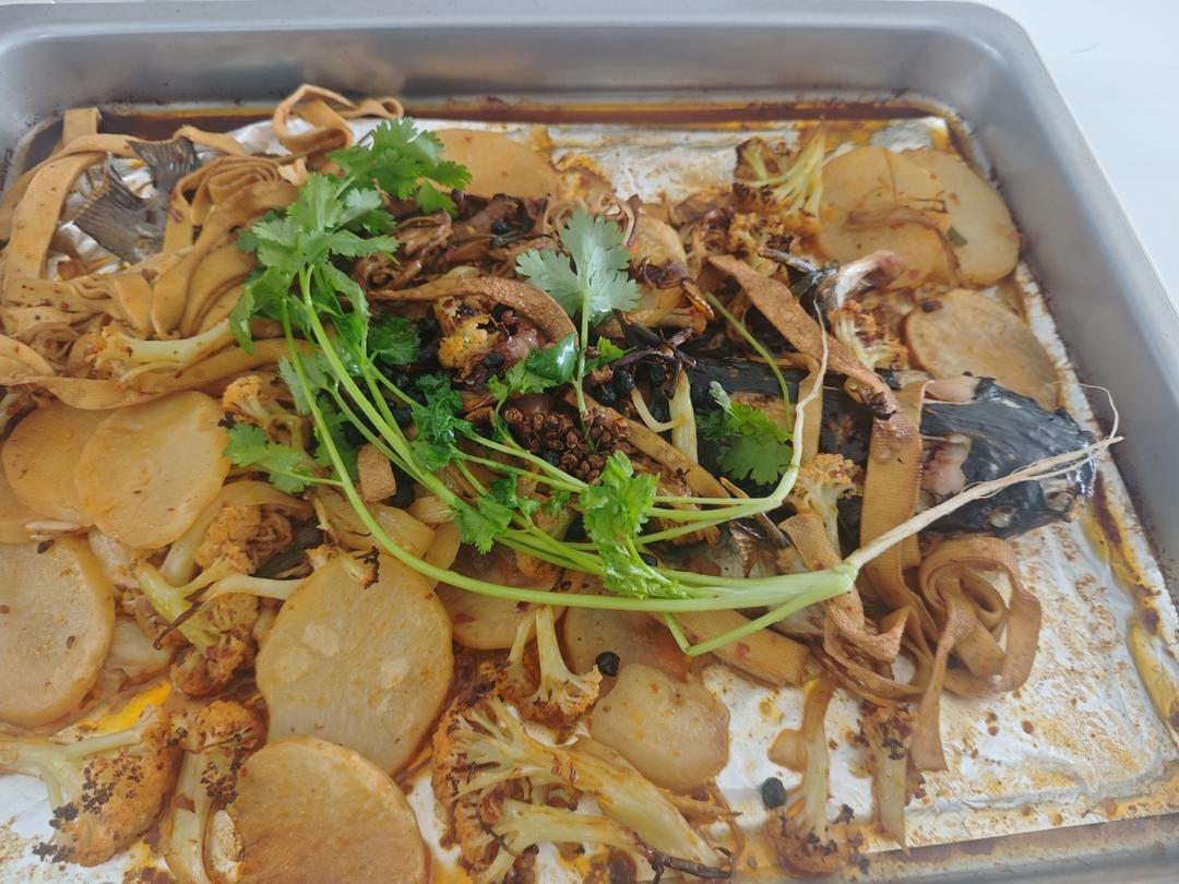 重庆烤鱼(烤箱版)爆好吃，爆简单