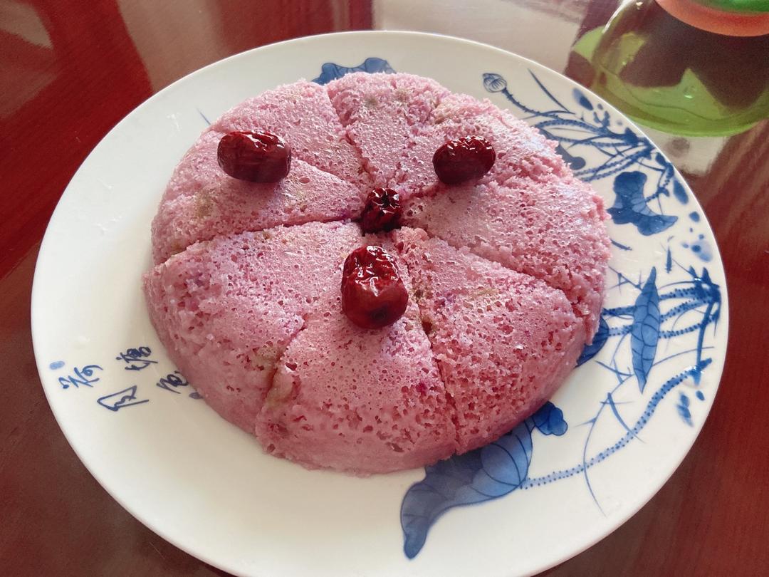 【5分钟红豆奶糕】_极简百变微波蛋糕