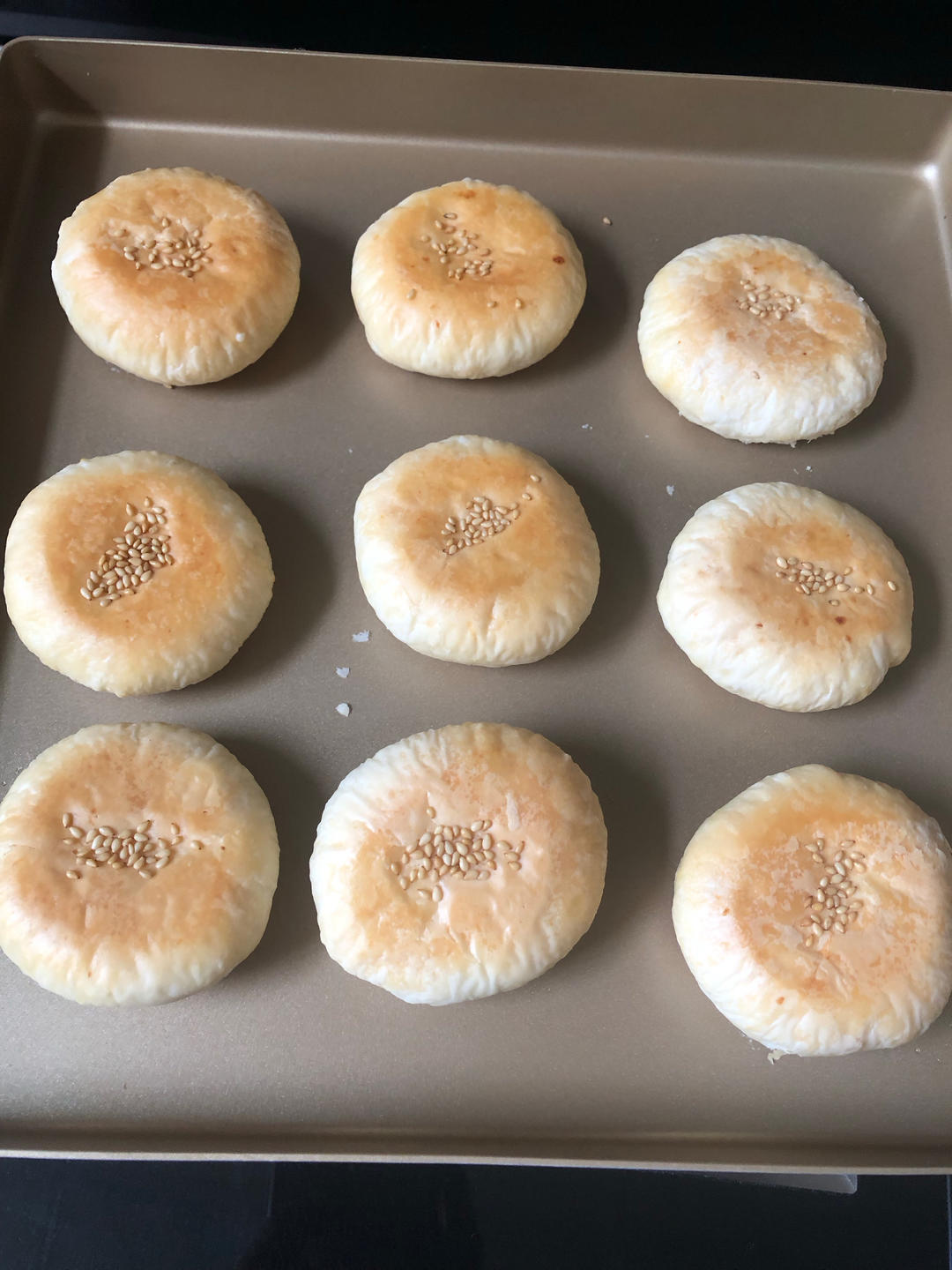 酥皮绿豆饼   酥得掉渣渣