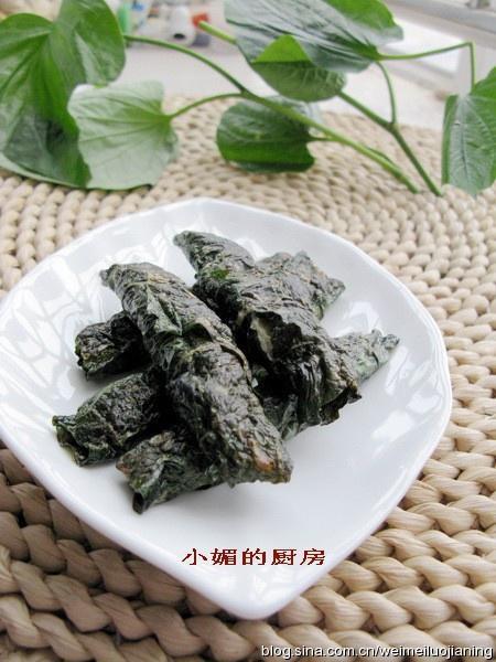 香煎假蒌肉卷