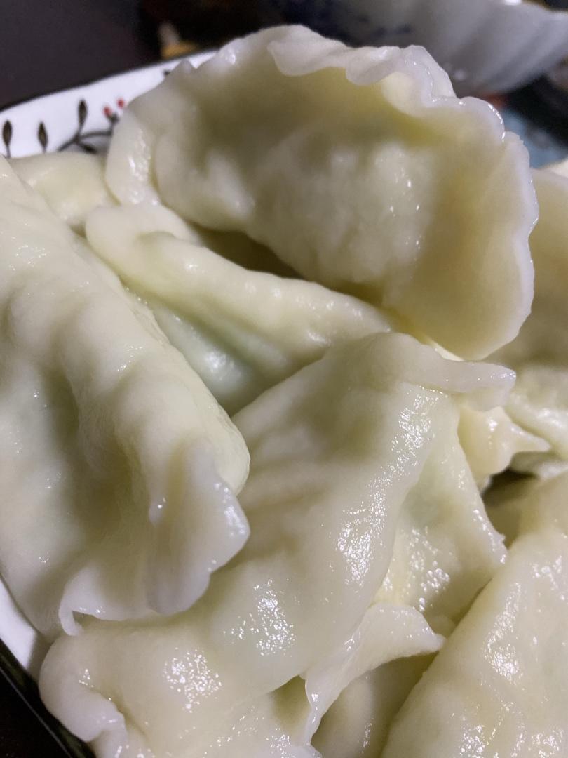 西葫芦鸡蛋馅儿饺子(内有柳叶饺子手法视频)