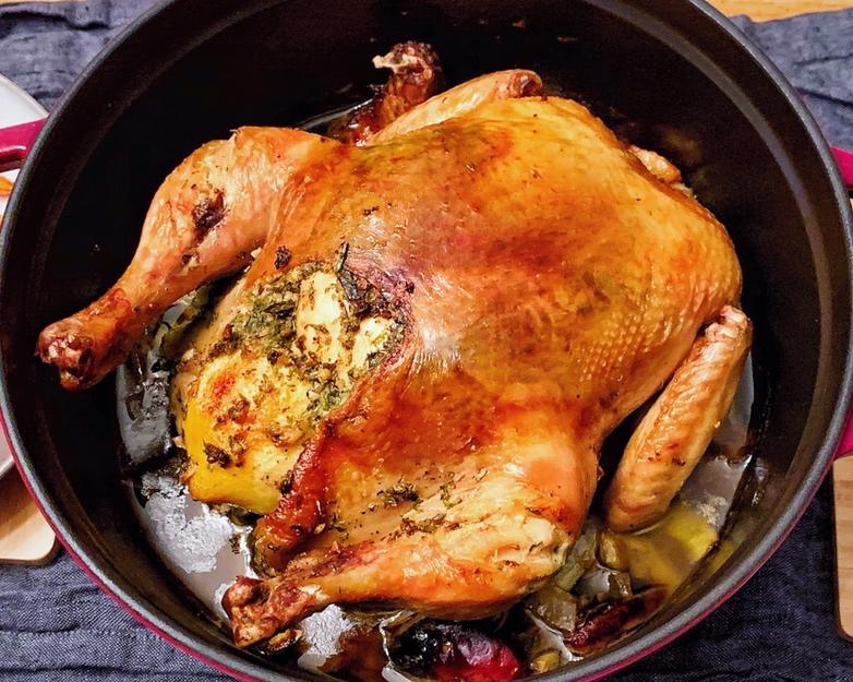 黄油香草烤鸡的做法