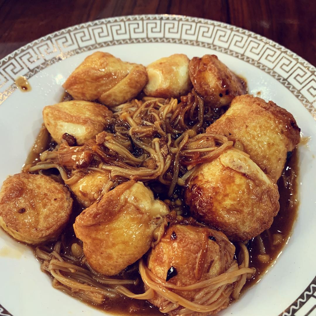超级下饭菜--金针菇日本豆腐