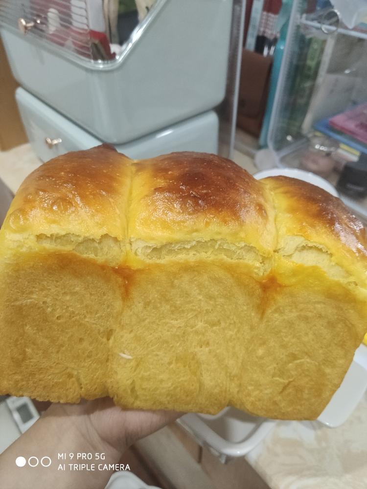 0基础普通面粉做牛奶吐司，超软拉丝，无需揉面