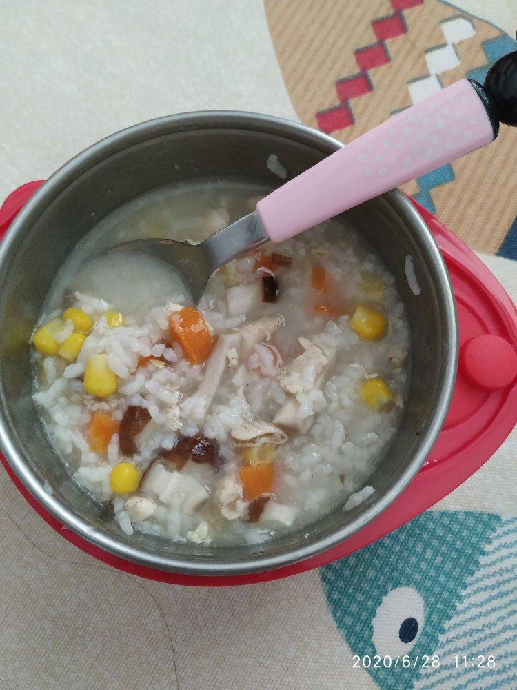 香菇鸡肉粥
