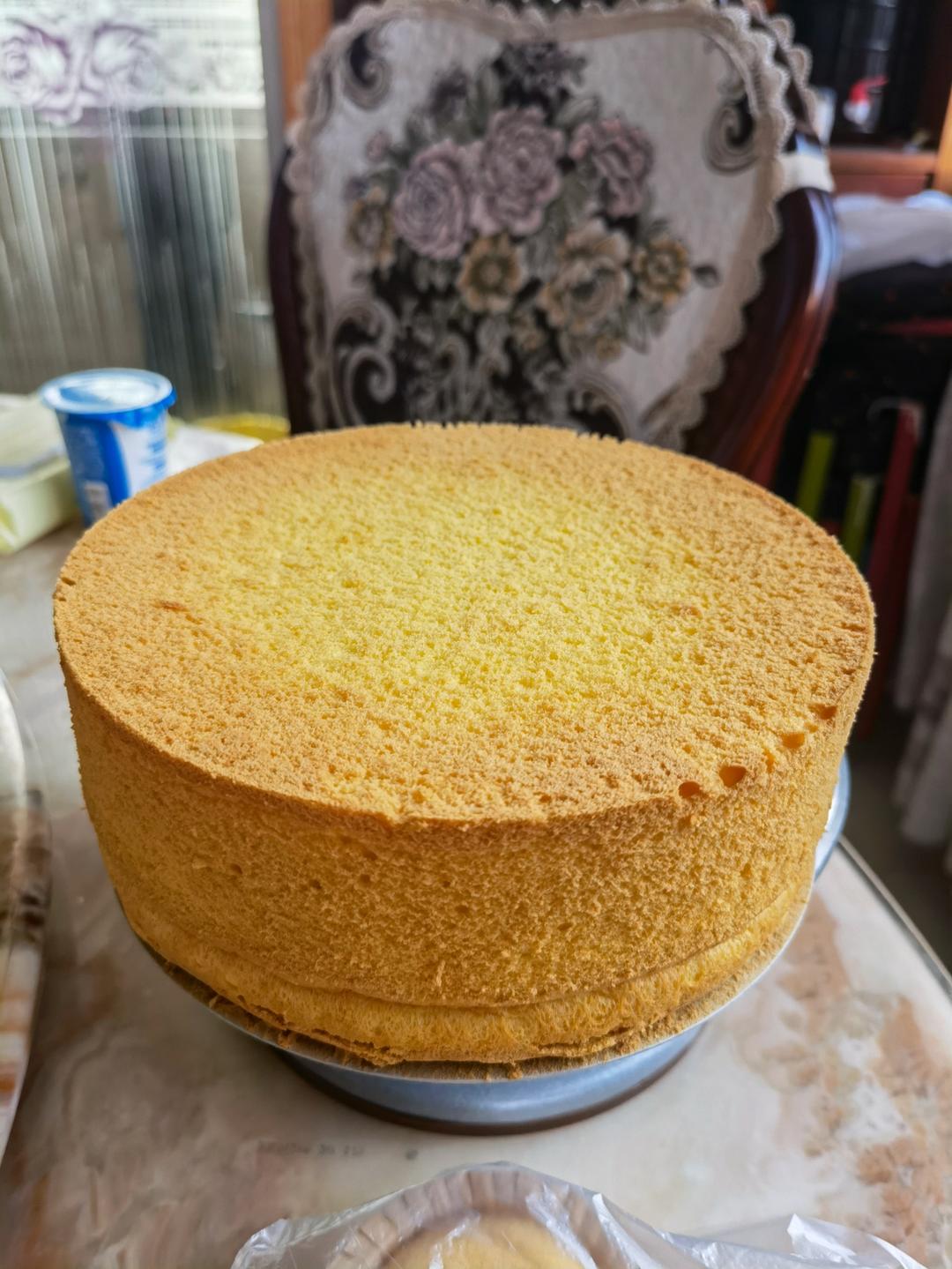 不凹底不塌陷的完美戚风蛋糕