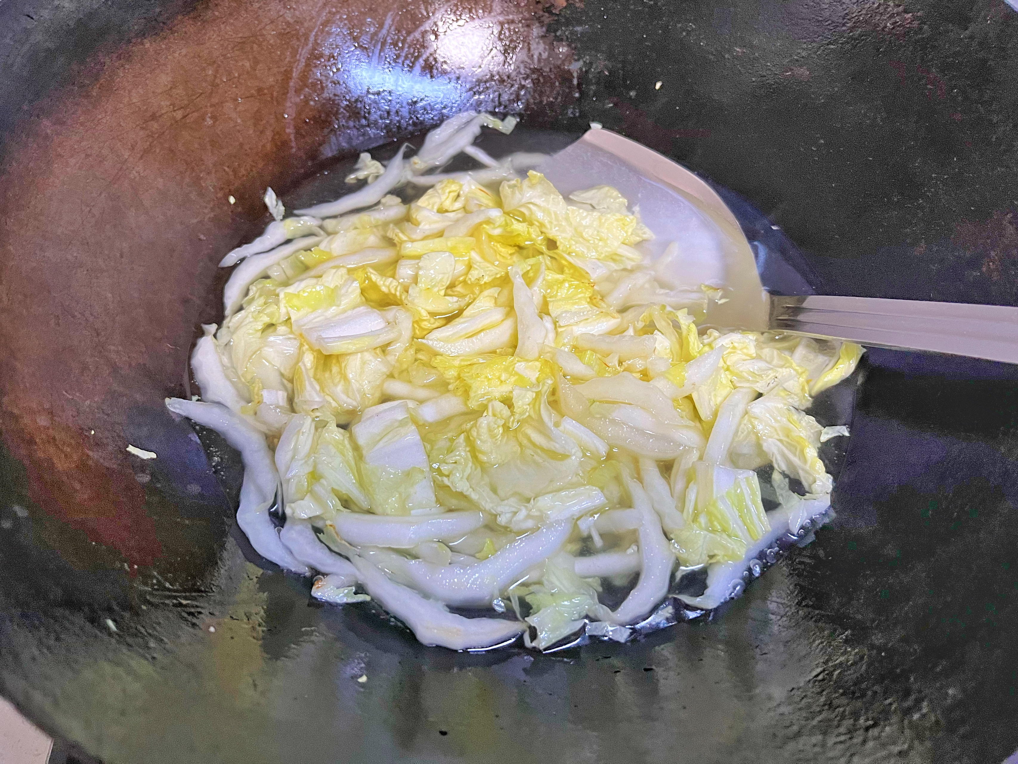 海带苗白菜豆腐汤的做法 步骤3