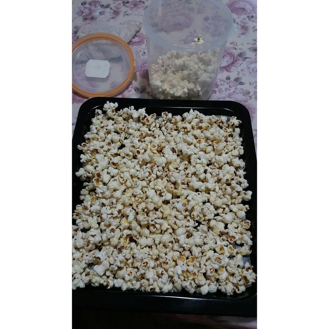 春节零食自制焦糖爆米花 Caramel Popcorn