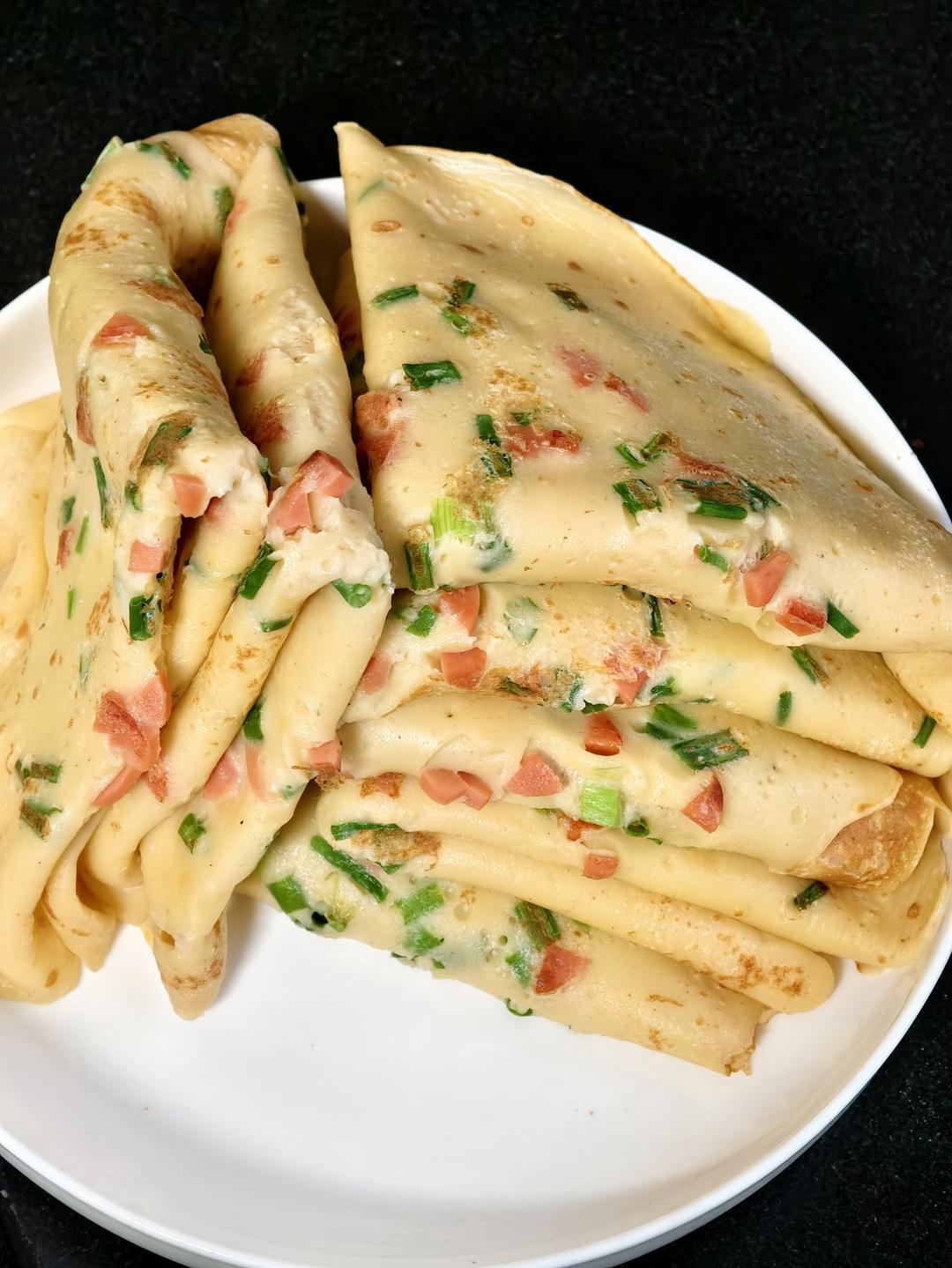 鸡蛋水饼的做法