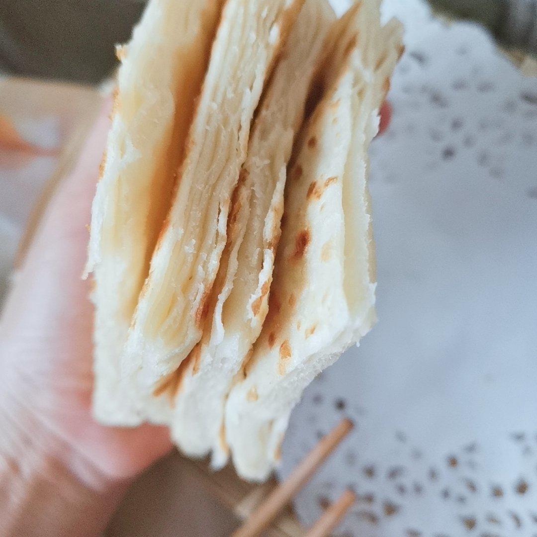 层次分明薄如蝉翼的家常基础烙饼