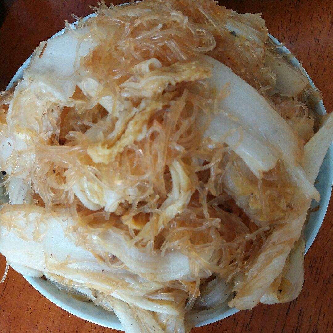 娃娃菜炒粉丝