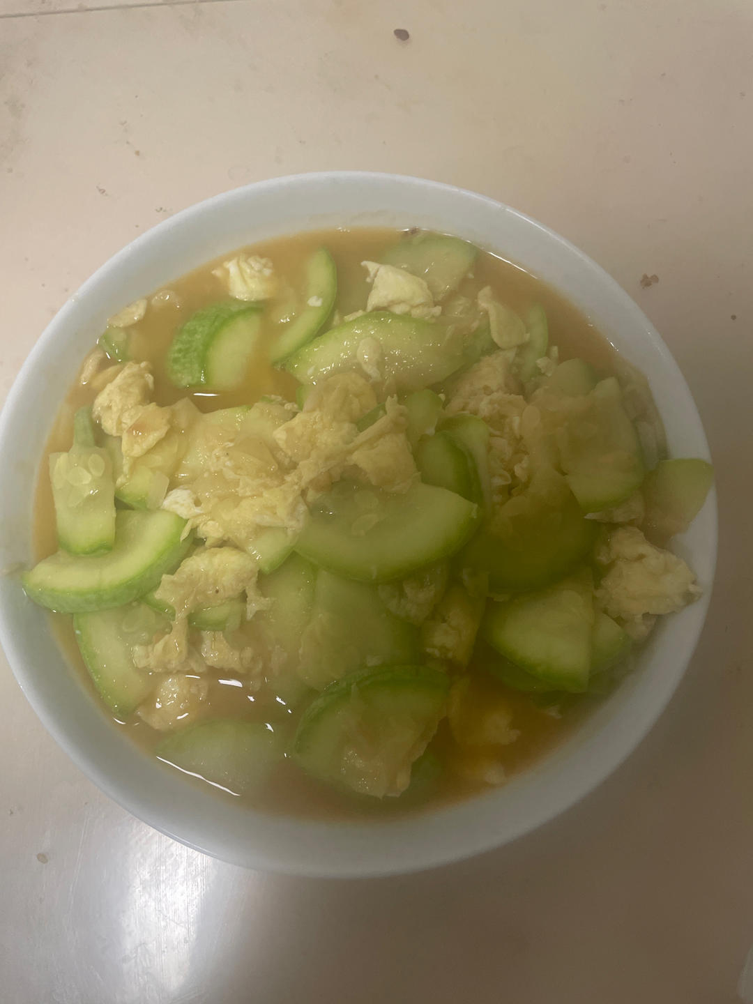 清香的西葫芦炒鸡蛋