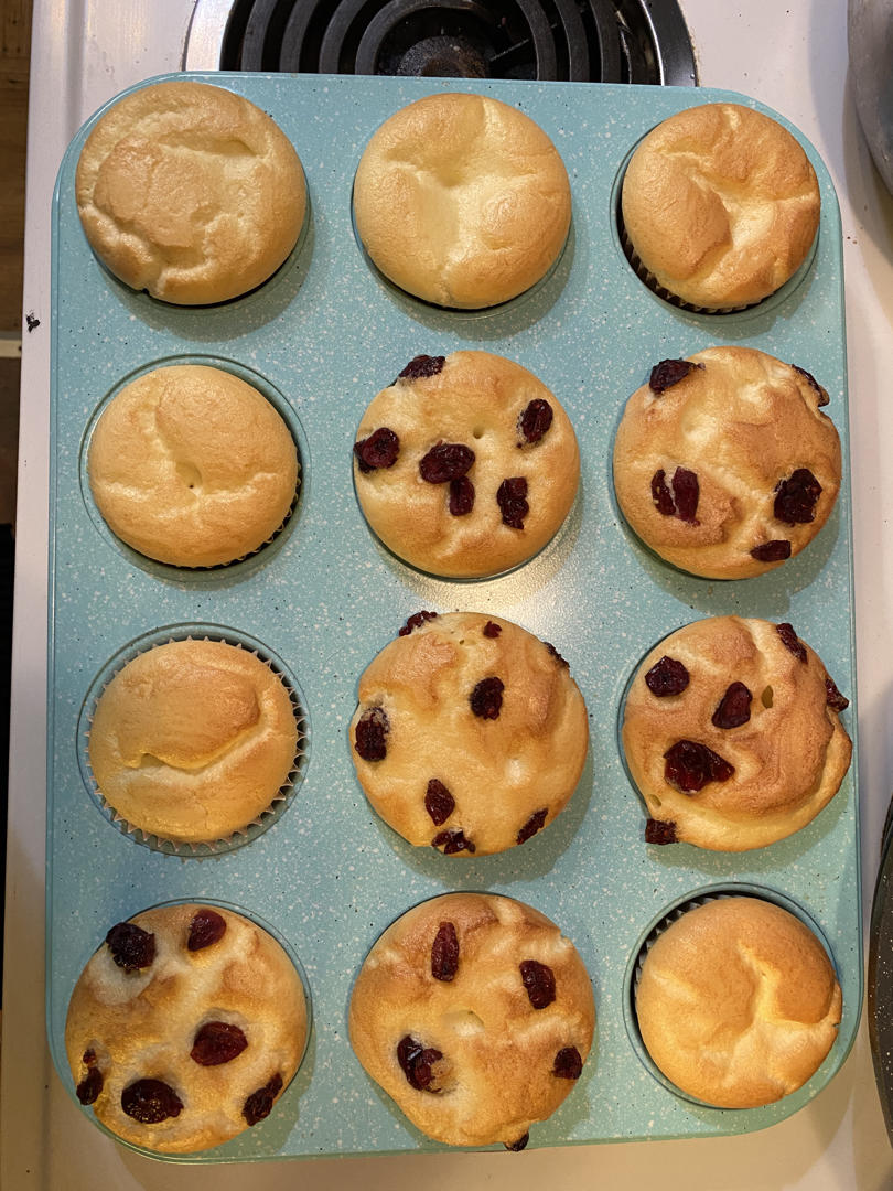 蔓越莓纸杯蛋糕🧁（简单不翻车）