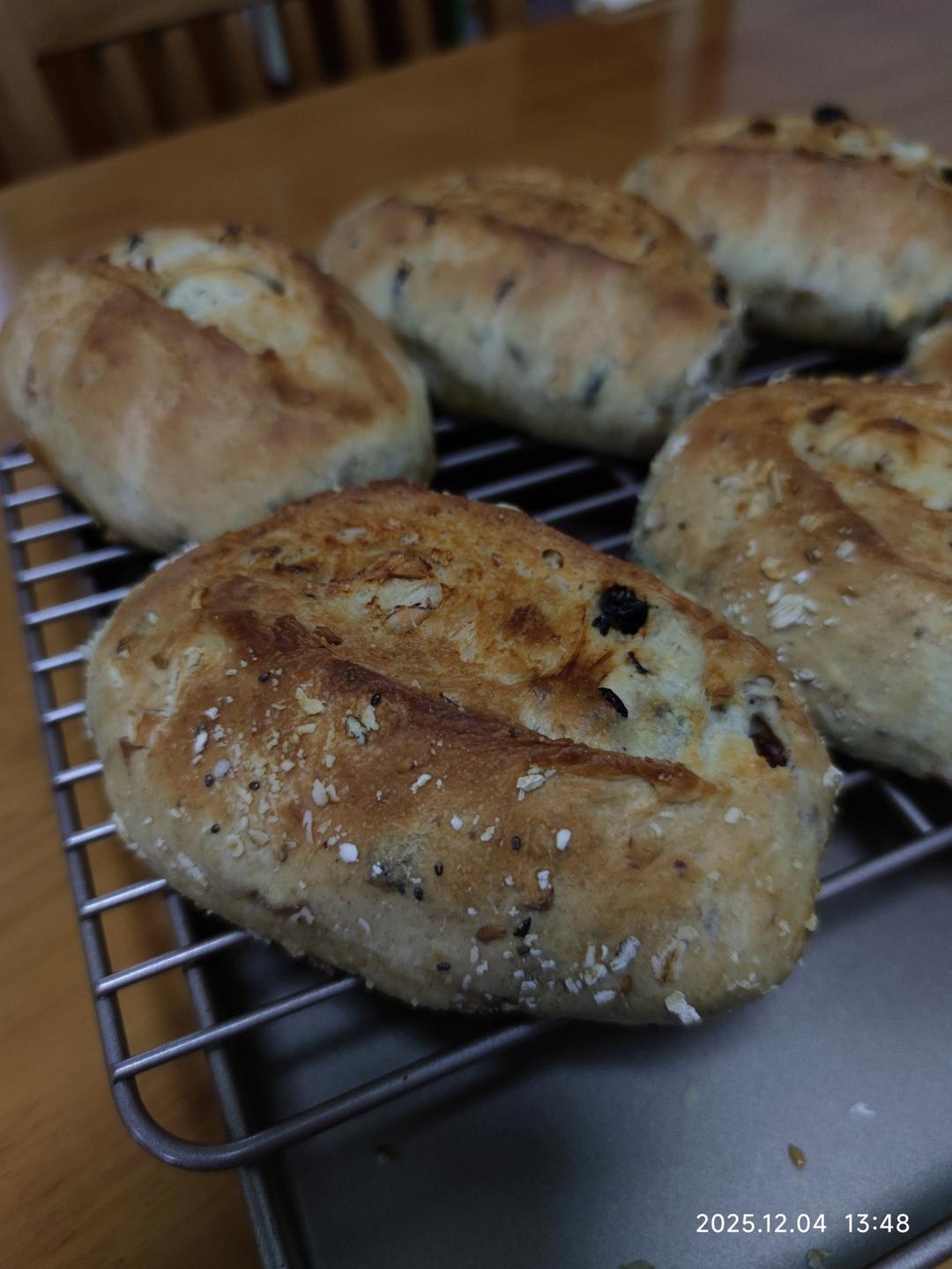 全麦坚果软欧包-君之配方