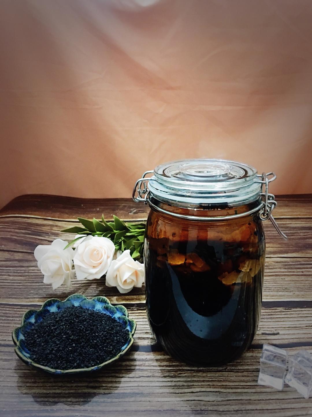 黑芝麻酒(每天一杯,治疗白发)