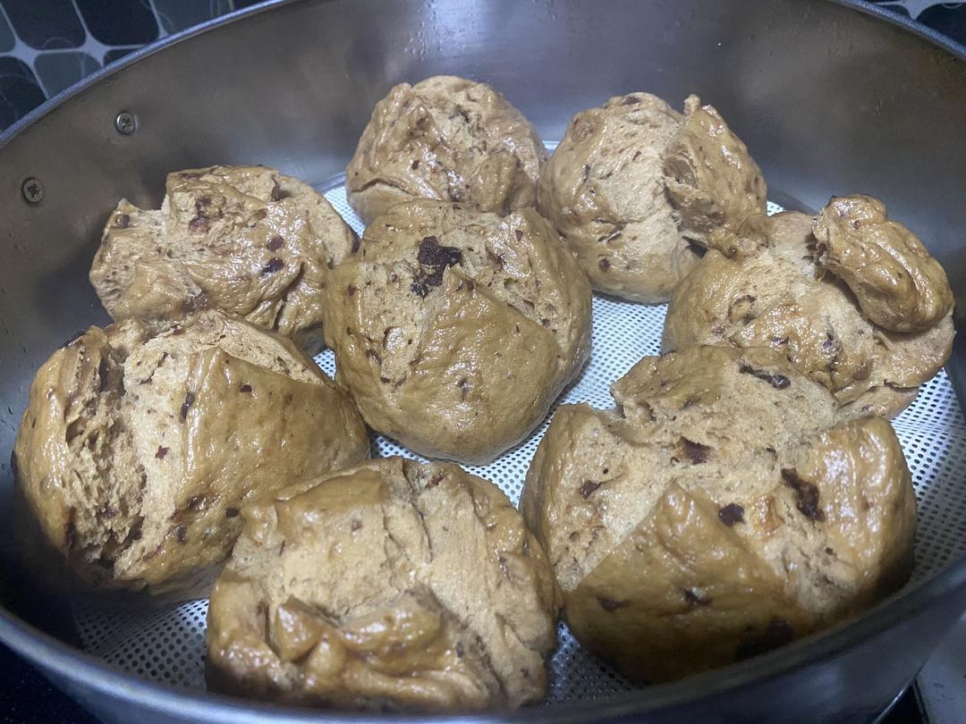 红糖红枣开花馒头（一次性发酵）