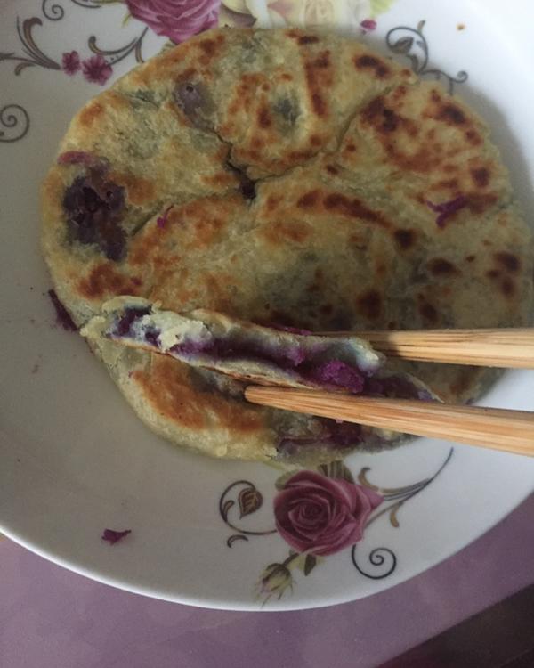 紫薯山药饼