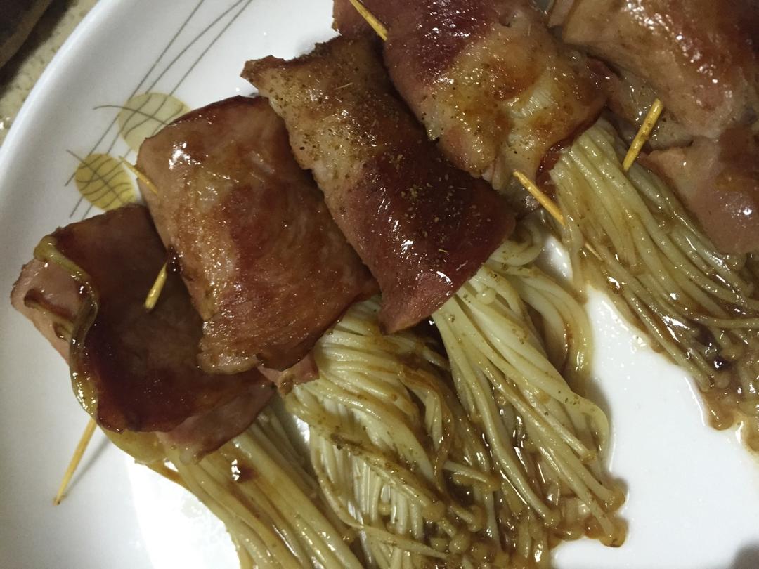 金针菇培根卷