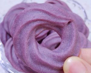 宝宝辅食:无油紫薯曲奇的做法 步骤9