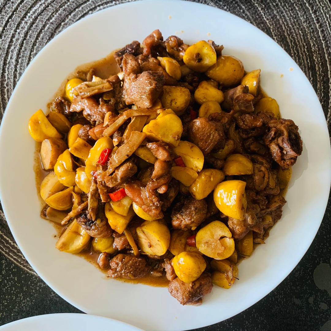 板栗烧鸡腿