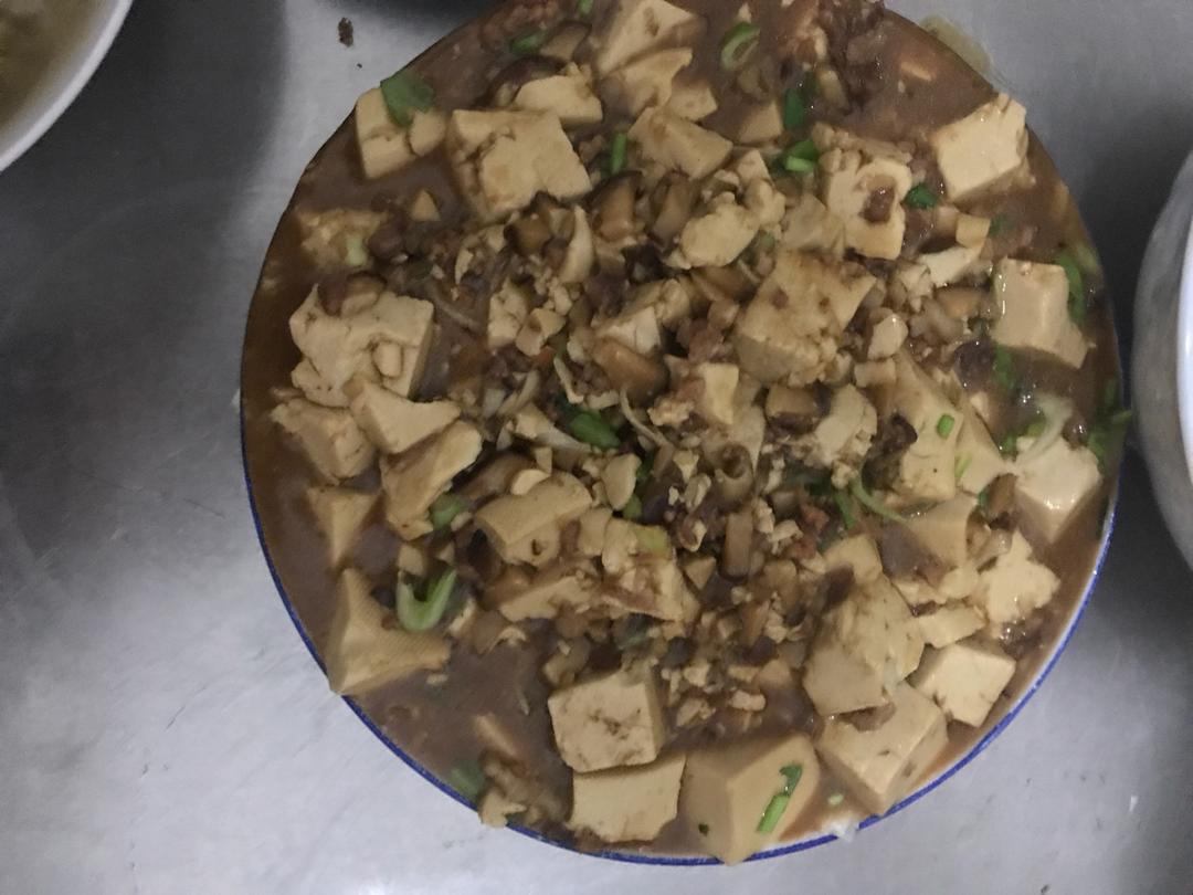 超级下饭的香菇肉沫豆腐