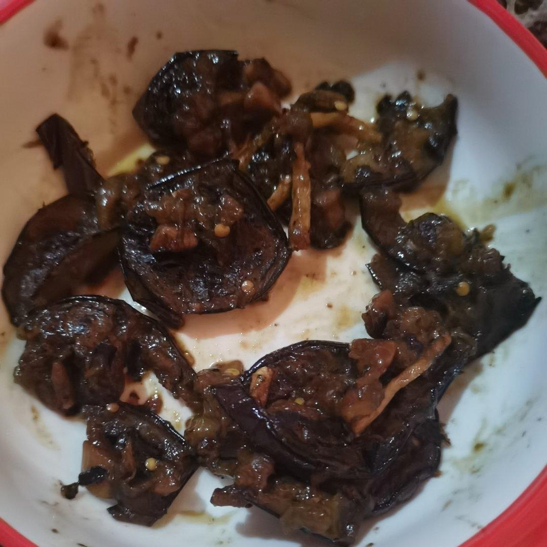 不过油的香煎茄子