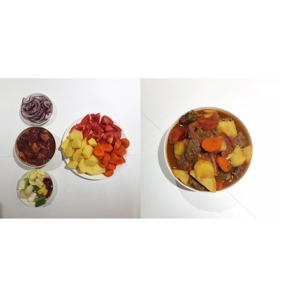 红烧牛肉土豆 （独家秘制）