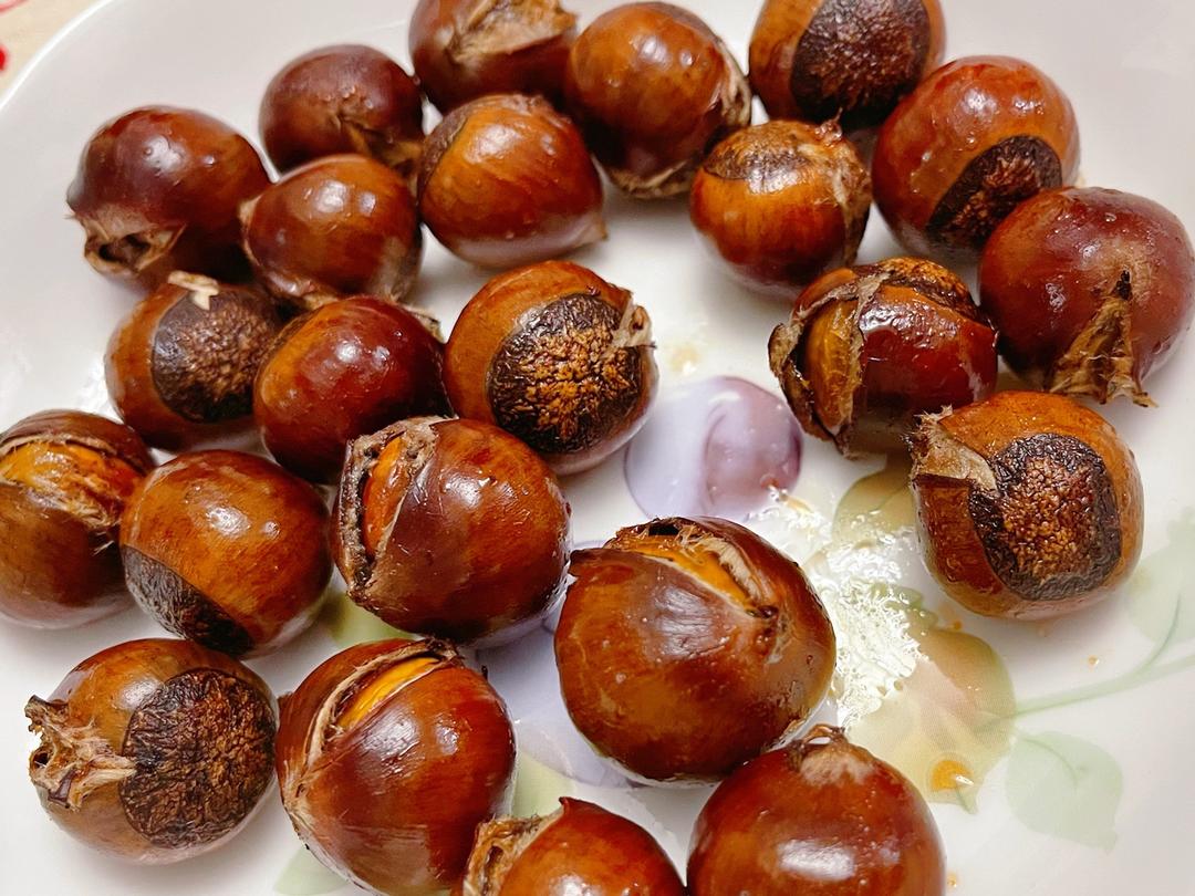 烤箱烤锥栗子的做法