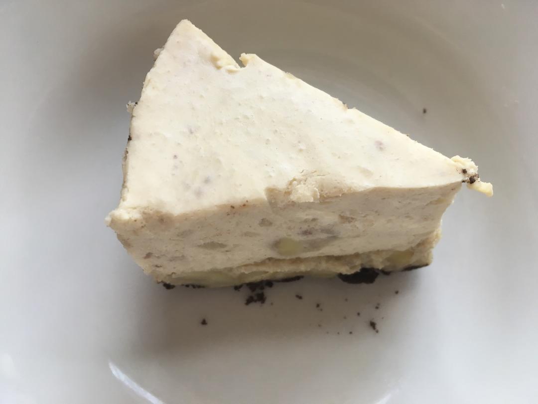 板栗底酸奶豆腐渐变慕斯（超低脂，不用烤箱）