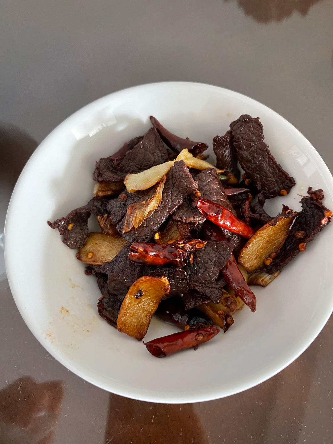 油炸牛干巴