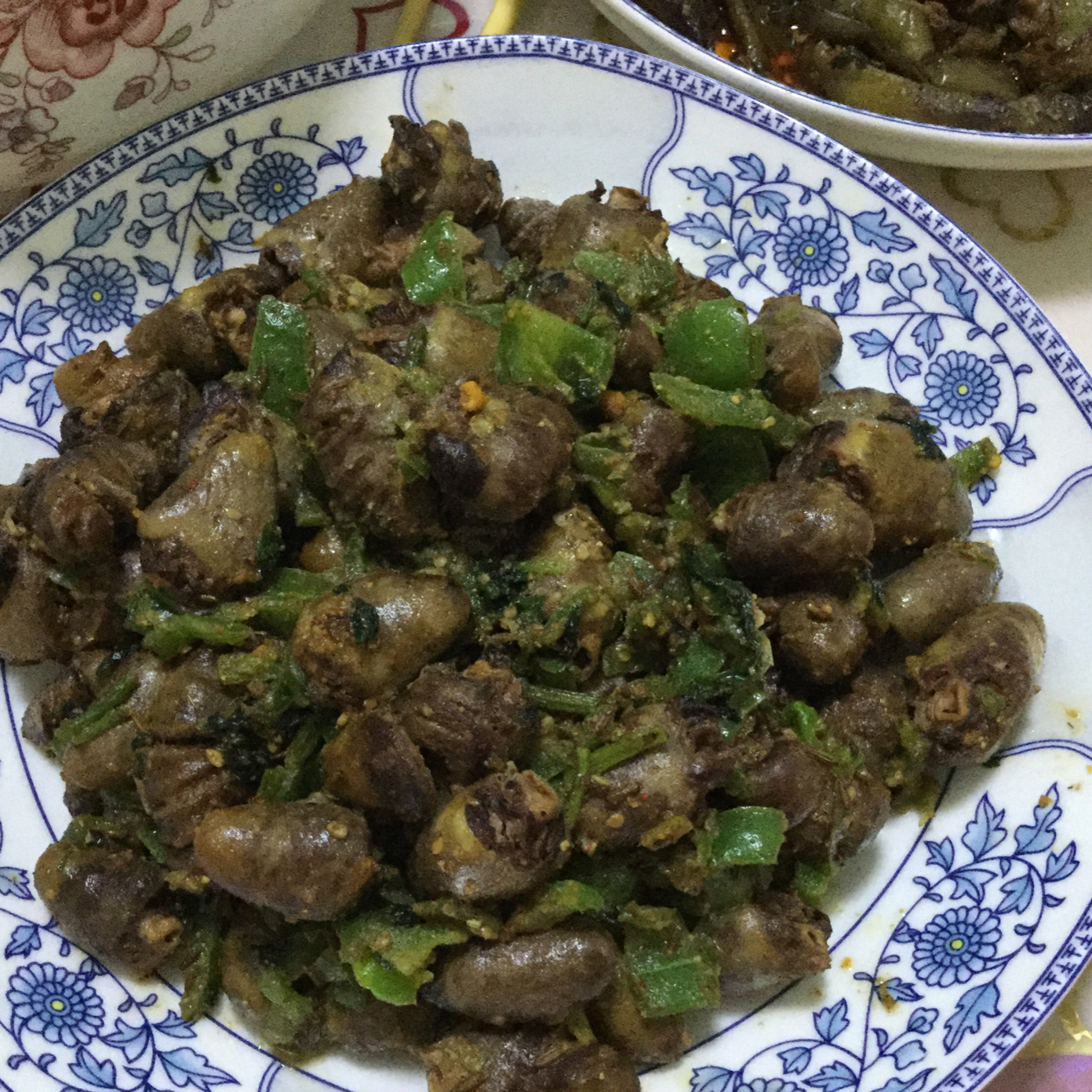 爆炒鸡心