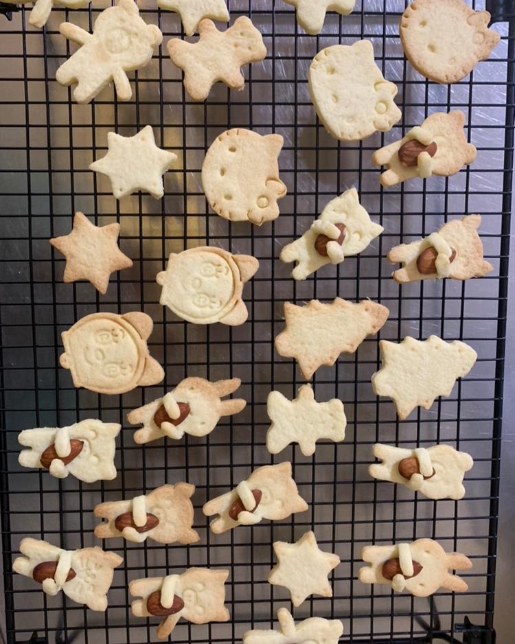 抱杏仁的小熊（造型饼干）