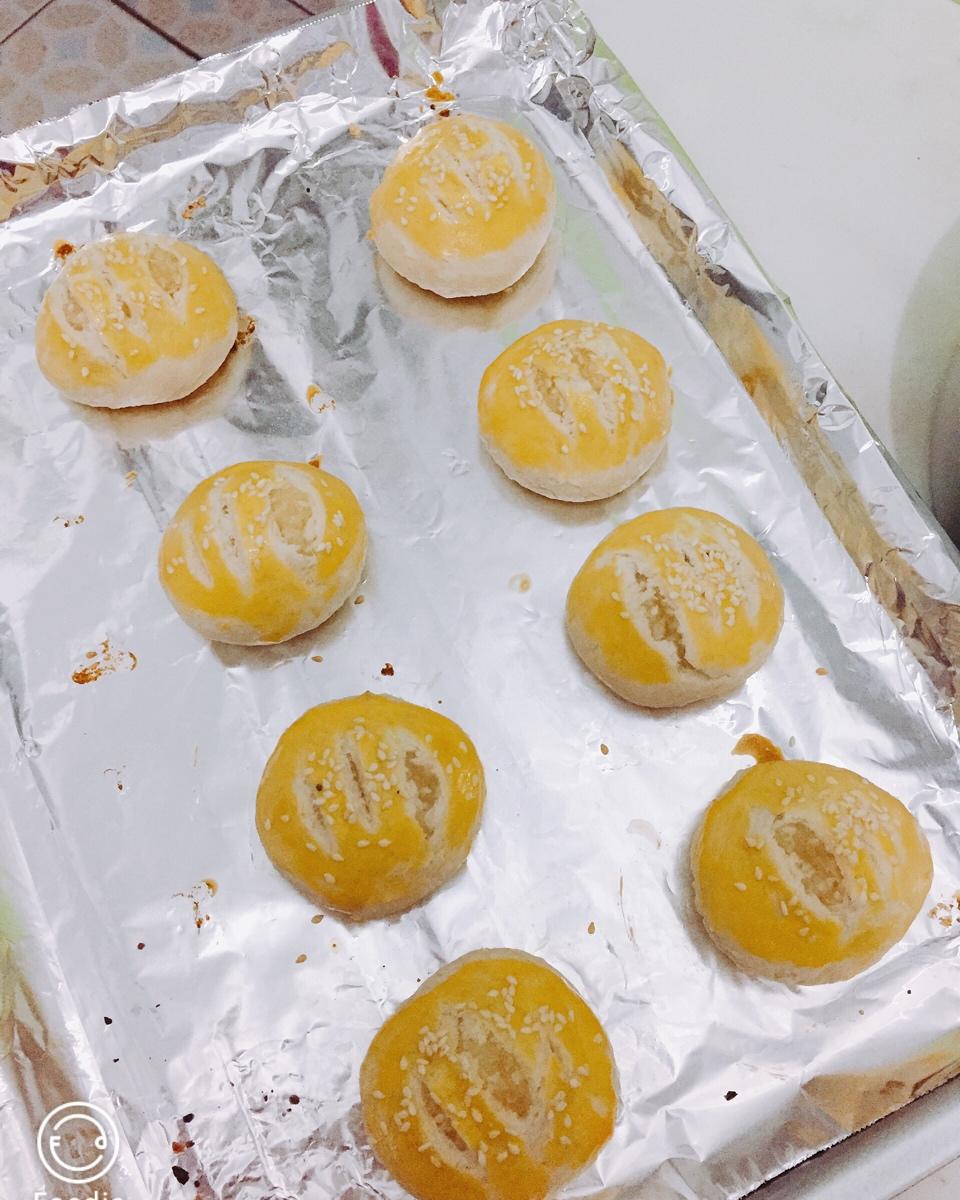 椰蓉糯米馅老婆饼