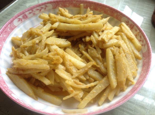 咸鸭蛋黄土豆丝