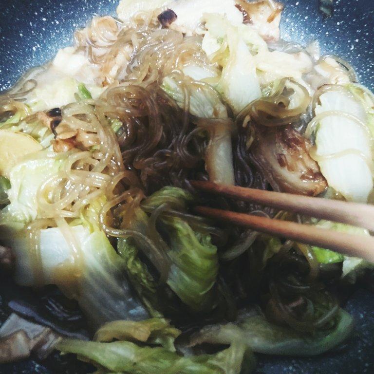 大白菜五花肉炖粉条