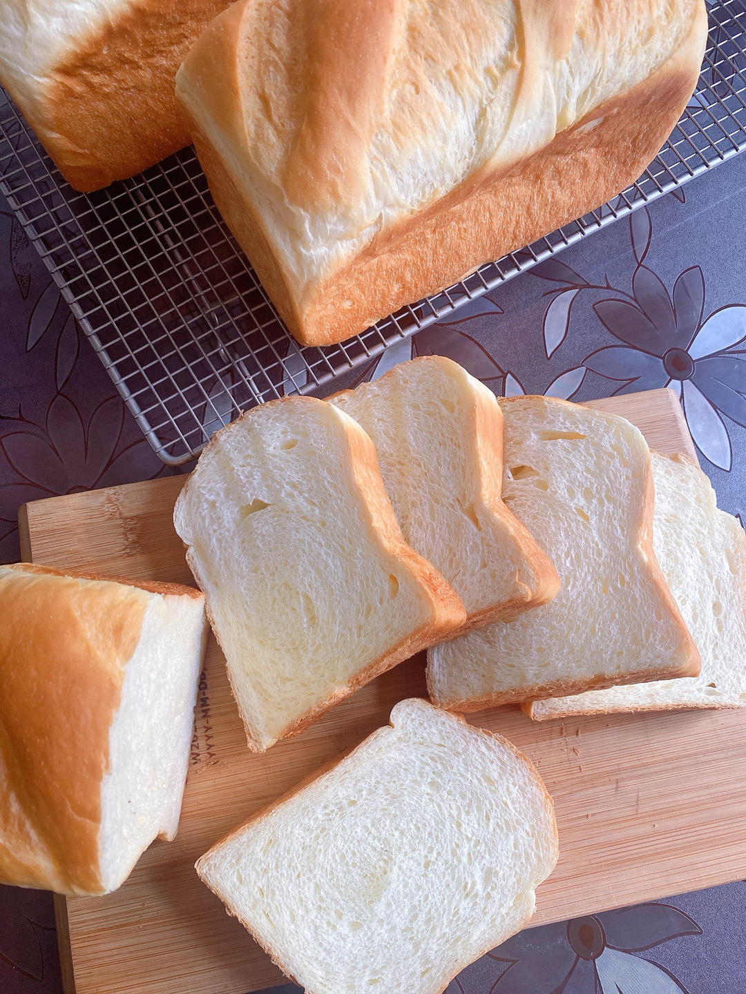 口感妙啊~高含量鲜奶糯米汤种吐司