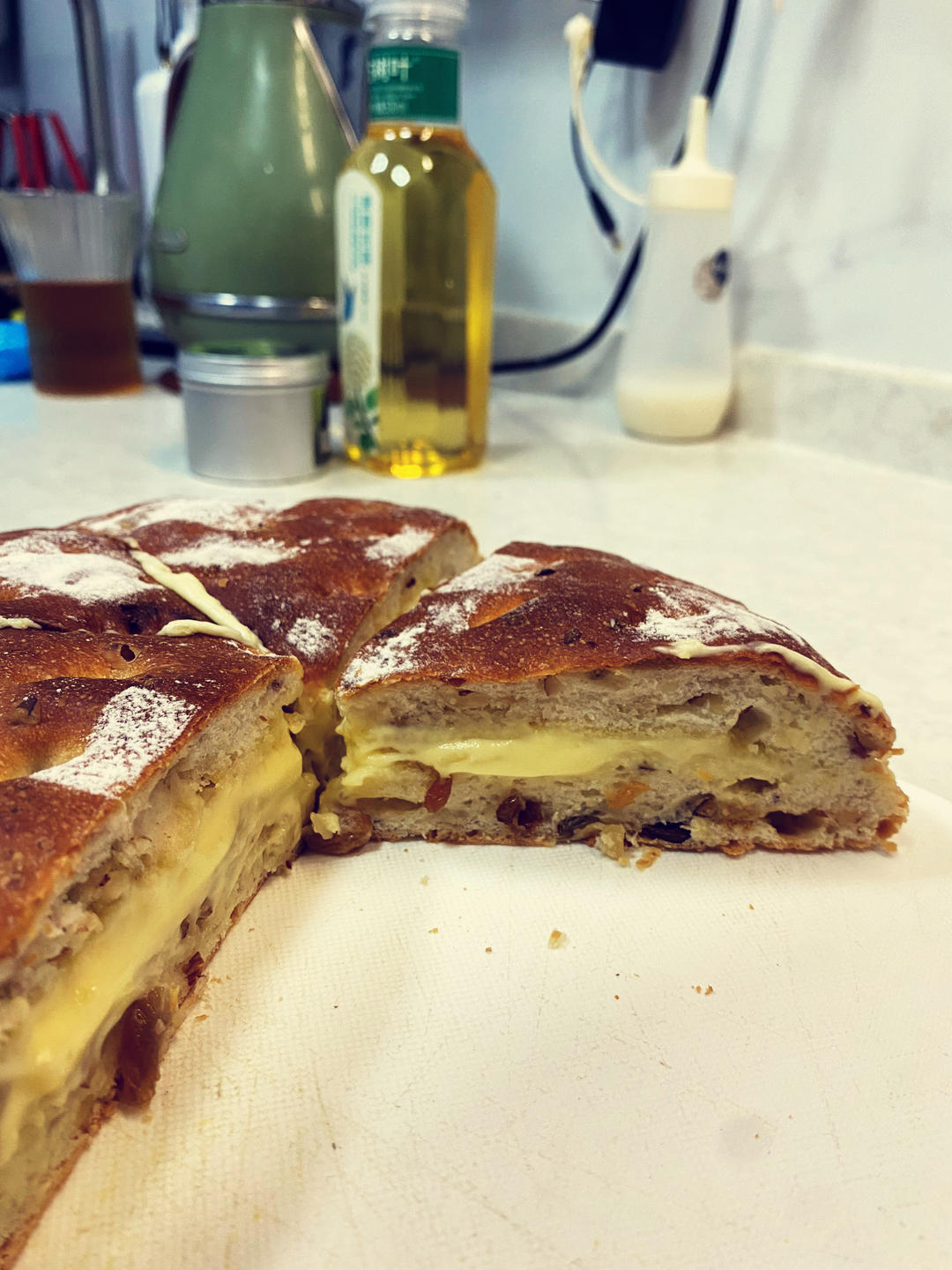 面包｜复刻ole法式忌廉芝士面包