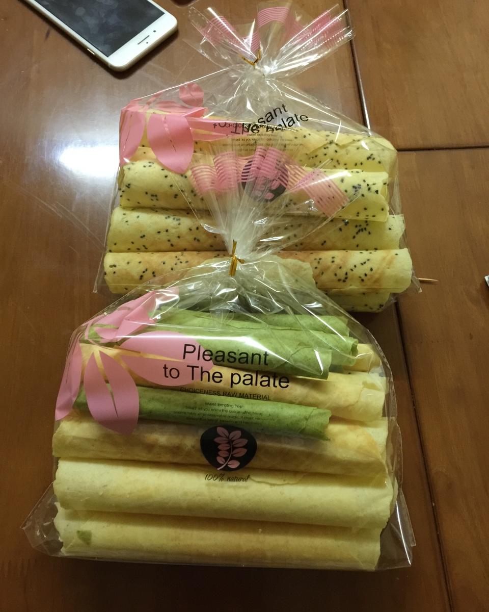 芝麻香酥蛋卷（视频食谱）