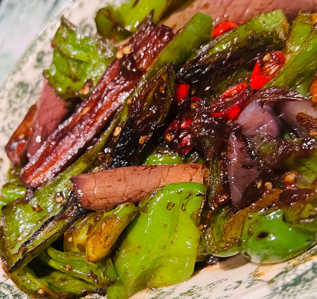 辣椒炒茄子